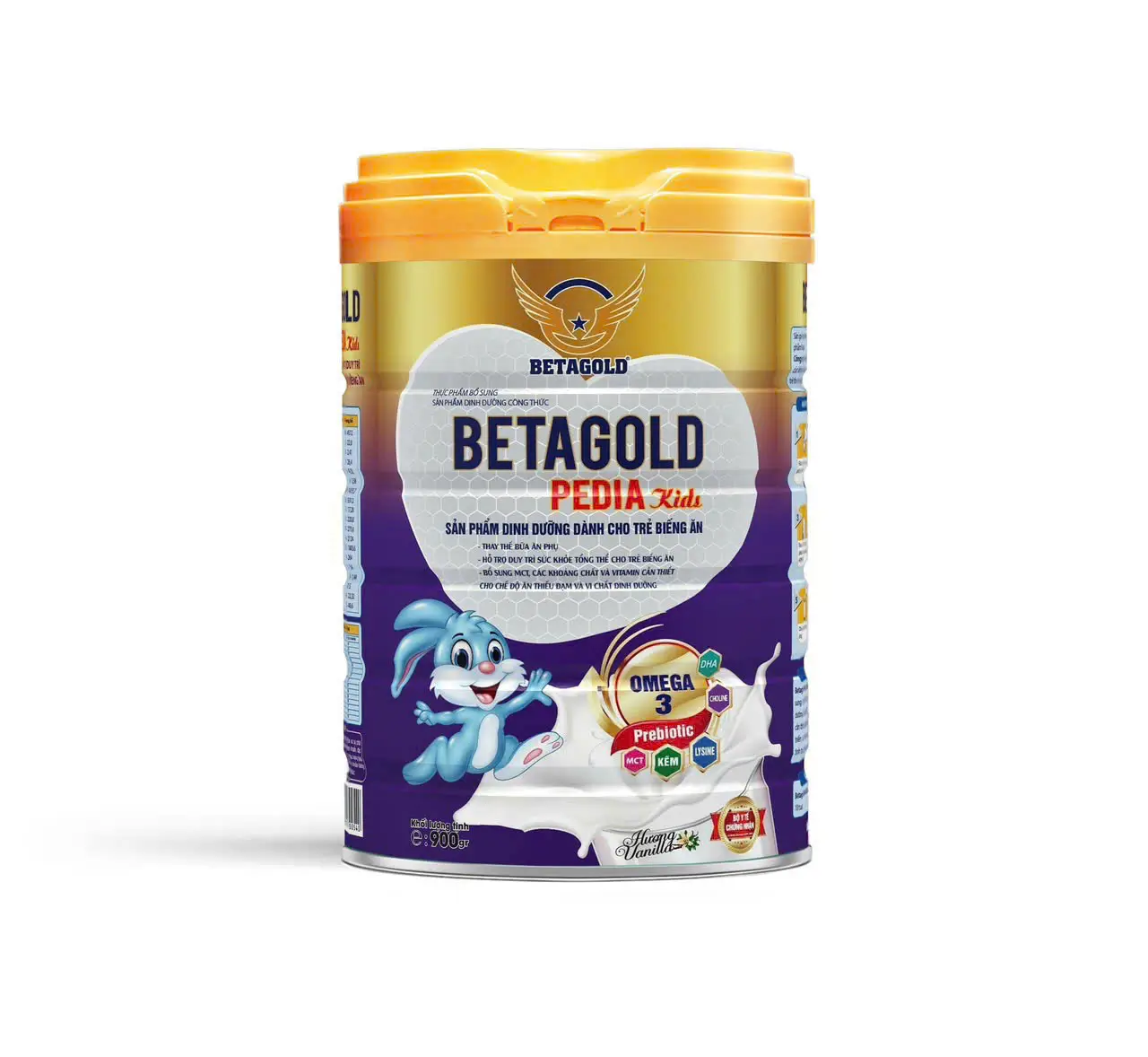 Sữa BETAGOLD PEDIA KIDS Dành cho trẻ biếng ăn từ 1 – 10 tuổi (Hộp 900gr)