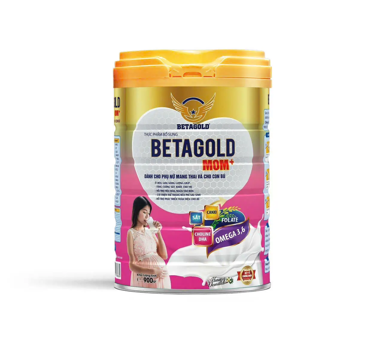 Sữa BETAGOLD MOM+ dành cho phụ nữ có thai và cho con bú (Hộp 900gr)