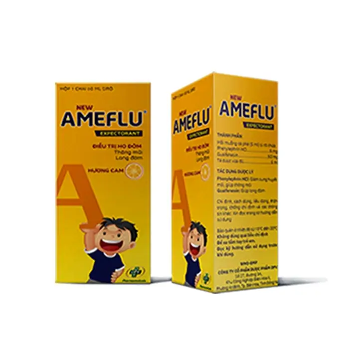 Thuốc cảm OPV New Ameflu Expectorant (Hộp 1 chai x 60 ml)