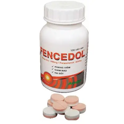 Fencedol Vacopharm - điều trị chấn thương, viêm khớp, đau bụng kinh (Chai 100 viên)