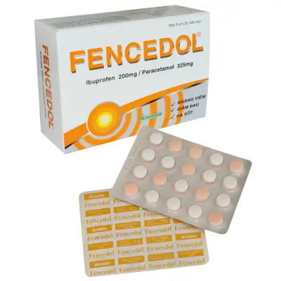Fencedol Vacopharm – điều trị chấn thương, viêm khớp, đau bụng kinh (Hộp 5 vỉ x 20 viên)