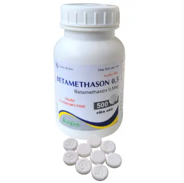 Betamethason 0.5mg Vacopharm Chai 500 viên