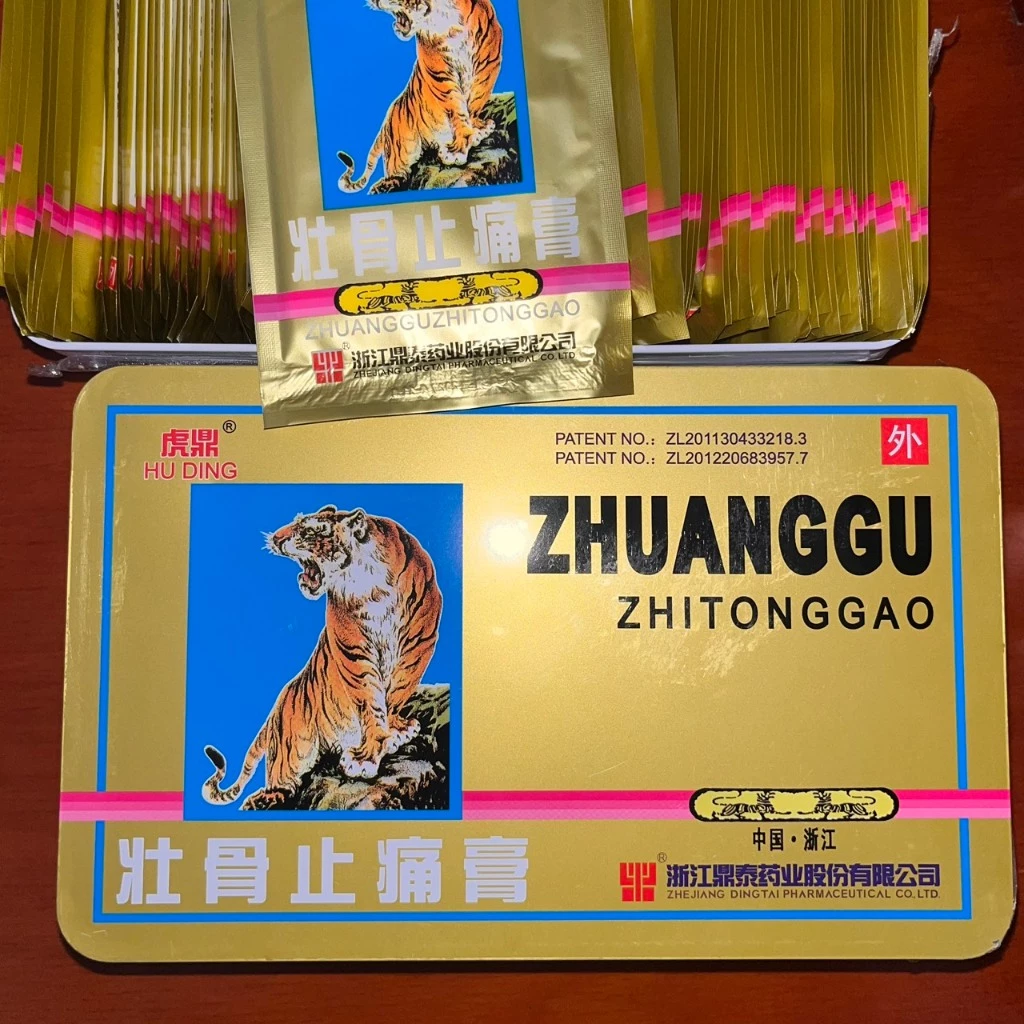 Cao Dán Hổ Sắt Vàng Zhuanggu – Giảm đau xương khớp, viêm khớp, đau lưng hiệu quả