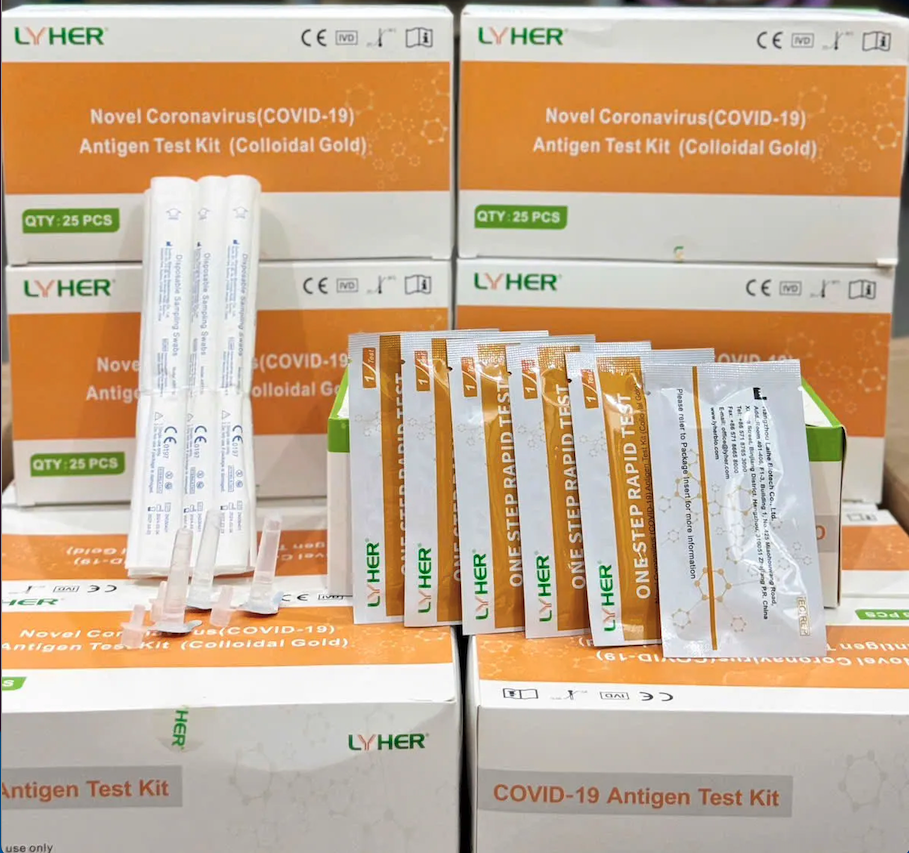 KIT TEST COVID19 LYHER - Test Nhanh COVID-19 Chính Xác Tại Nhà