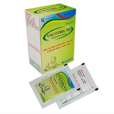 Vacotril 30 Vacopharm 10 gói x 1g – Điều trị triệu chứng tiêu chảy