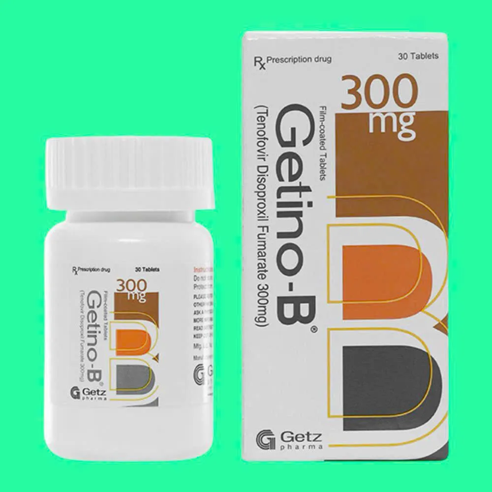 Thuốc Getino-B 300mg Getz – Điều trị viêm gan B mạn tính, kiểm soát HIV chính hãng Pakistan