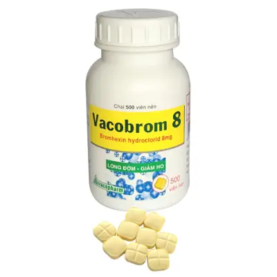 Bromhexin 8Mg Vacopham - điều trị bệnh đường hô hấp (C/500V)