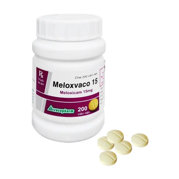 Meloxvaco 15 Vacopharm (Chai 500 viên) – Điều trị thoái hóa khớp, khớp dạng thấp