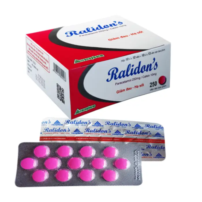 Ralidon’s Vacopharm 10 vỉ x 12 viên + 10 vỉ x 13 viên – Thuốc giảm đau