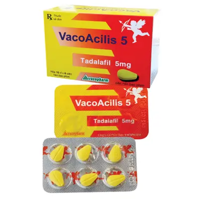 Thuốc giãn cơ và tăng trương lực cơ VACOACILIS 5 (Hộp 10 vỉ x 6 viên)