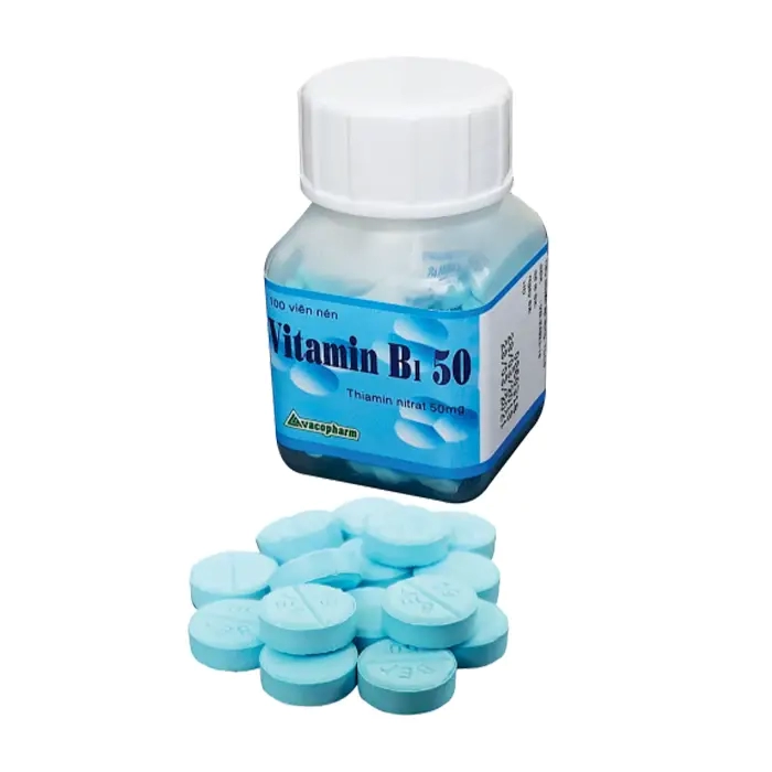 Vitamin B1 50mg Vacopharm 100 viên – Bổ sung vitamin B1