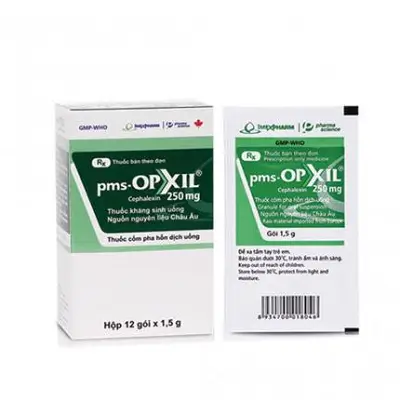 Thuốc Opxil 250 - điều trị nhiễm khuẩn (12 gói)