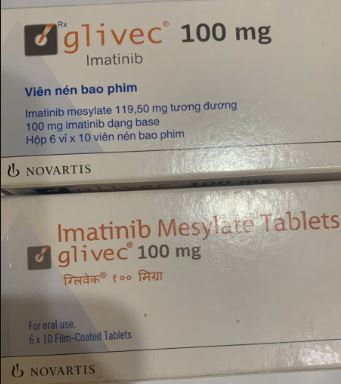Thuốc Glivec 100mg điều trị ung thư