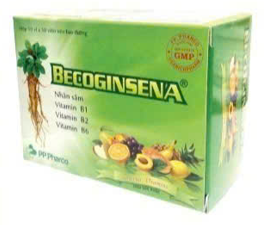 Thực phẩm bổ sung vitamin nhóm B Becoginsena