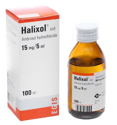 Siro Halixol 15mg/5ml điều trị bệnh đường hô hấp chai 100ml