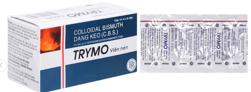 Trymo Tablets 120mg trị viêm loét dạ dày, tá tràng (14 vỉ x 8 viên)