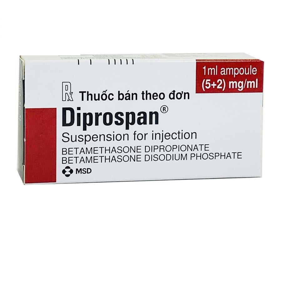 Diprospan Injection 1ml – Thuốc tiêm Betamethasone kháng viêm, điều trị viêm khớp dạng thấp hiệu quả