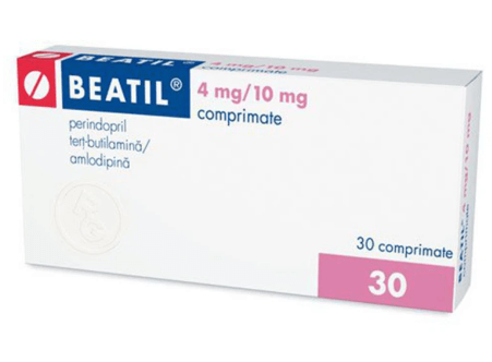 Thuốc Beatil 4mg/10mg Gedeon điều trị tăng huyết áp vô căn, bệnh mạch vành ổn định (3 vỉ x 10 viên)