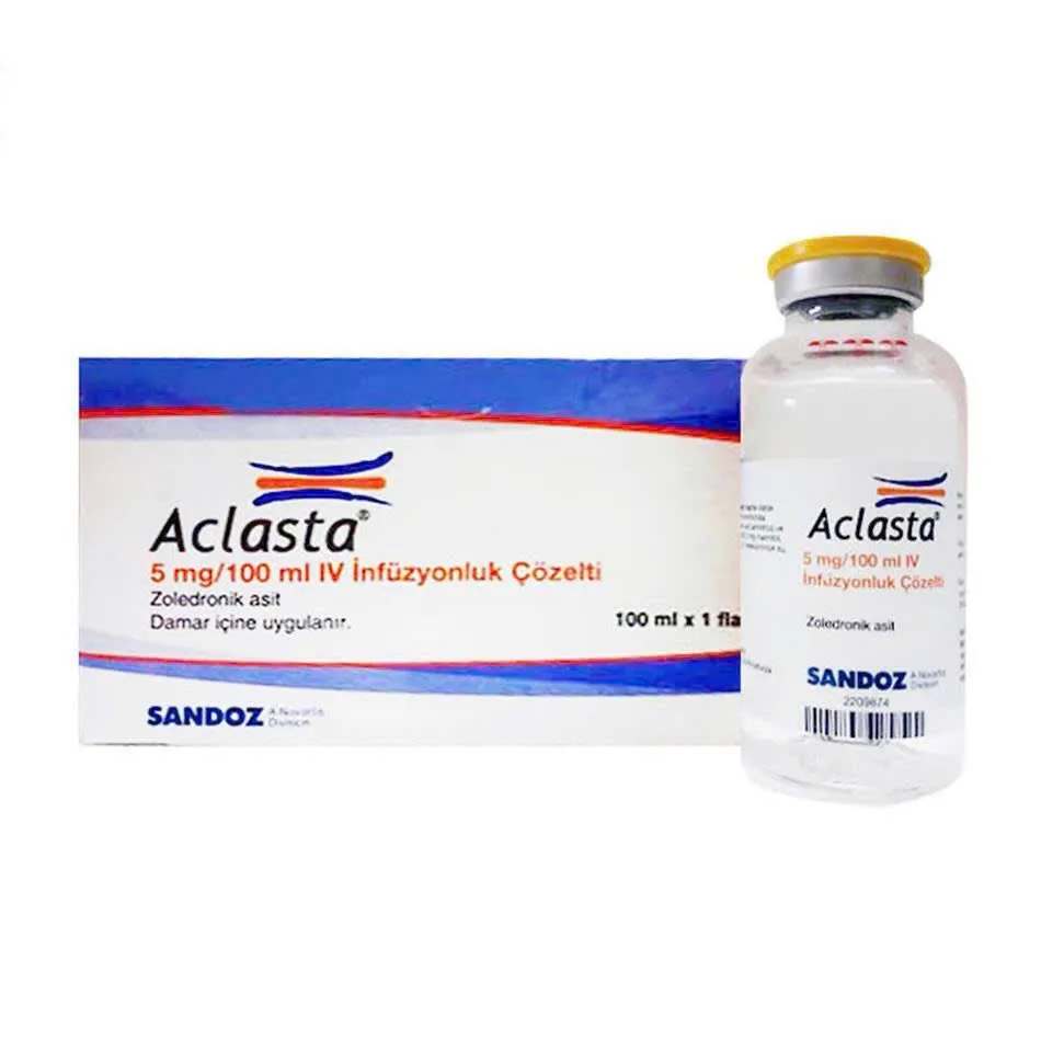 Aclasta 5mg/100ml – Điều Trị Loãng Xương, Ngăn Ngừa Gãy Xương Hiệu Quả