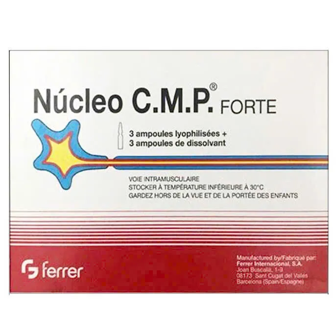 Núcleo C.M.P Forte (tiêm) – Hỗ trợ phục hồi tổn thương thần kinh, tăng cường dẫn truyền thần kinh