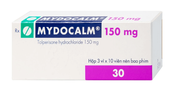 Viên nén Mydocalm 150 Gedeon điều trị sự tăng trương lực cơ xương (3 vỉ x 10 viên)