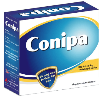 Bổ sung kẽm Tpbvsk VNP Conipa, Hộp 20 ống