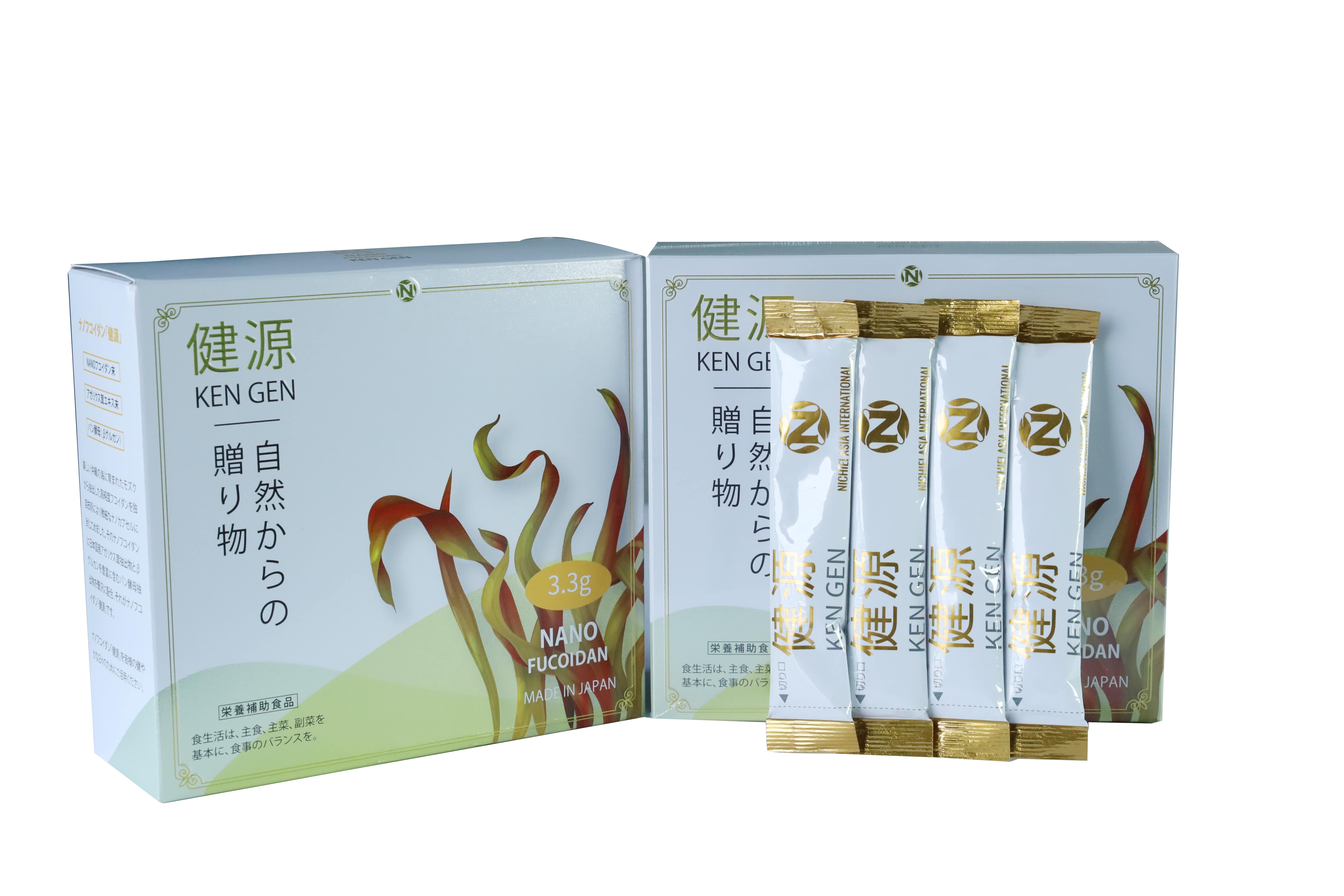 Nano Fucoidan Kengen gói 60 gói - Bổ sung Fucoidan nano, tăng cường miễn dịch và sức khỏe toàn diện