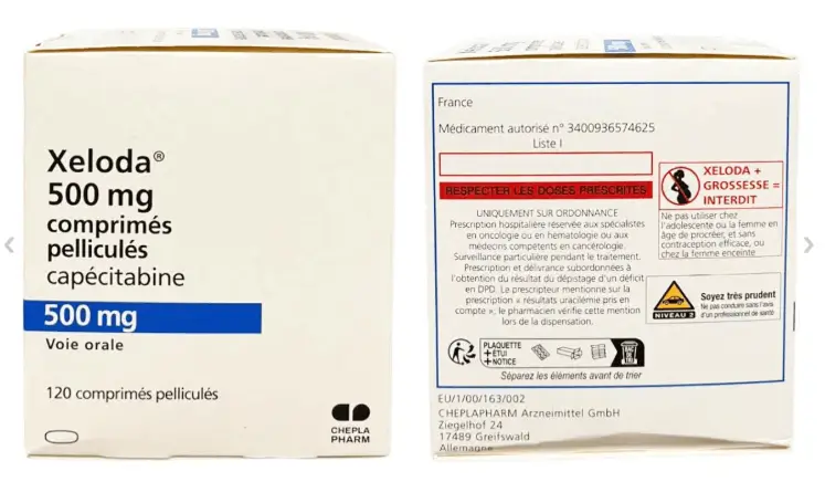 Xeloda 500mg điều trị ung thư