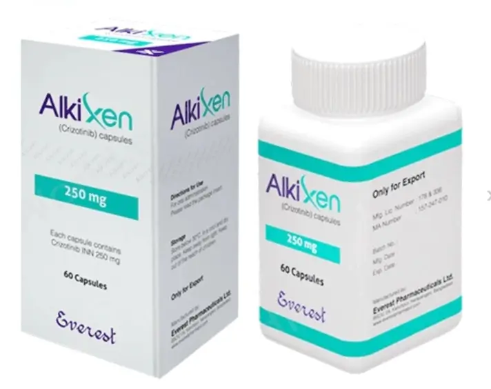 Thuốc Alkixen 250mg Điều trị bệnh lý ung thư phổi ở người lớn và trẻ em trên 1 tuổi