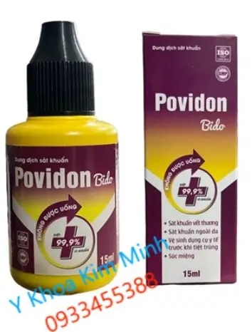 Povidon Bido – Dung dịch sát khuẩn ngoài da 15ml
