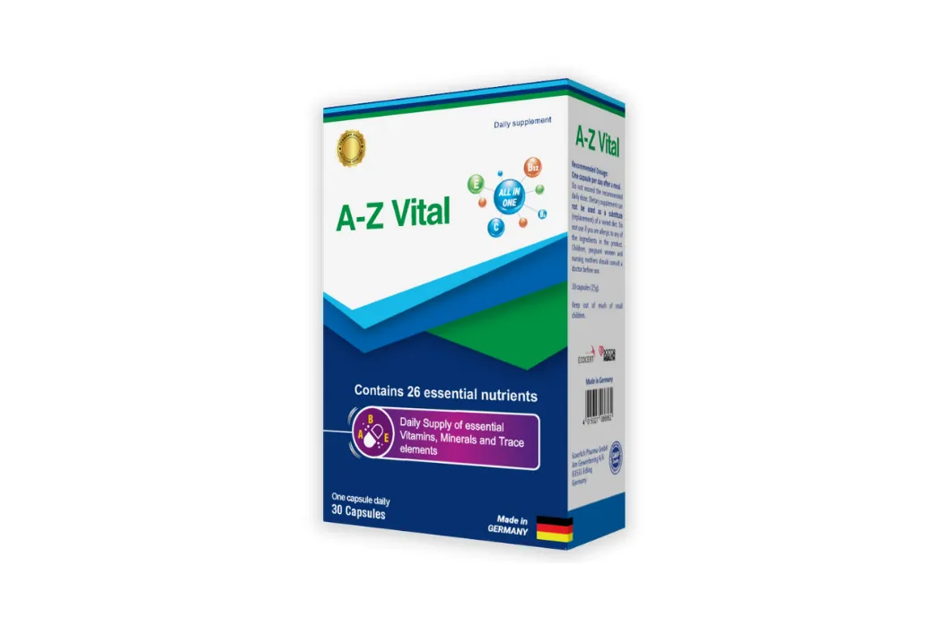 Viên bổ tổng hợp A-Z Vital Capsule - Bổ sung 25 loại vitamin khoáng chất thiết yếu mỗi ngày