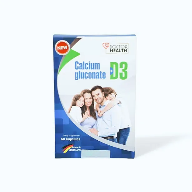 Viên Canxi Hữu Cơ Doctor Health – Bổ sung Calcium Gluconate 344.8mg và Vitamin D3 hiệu quả