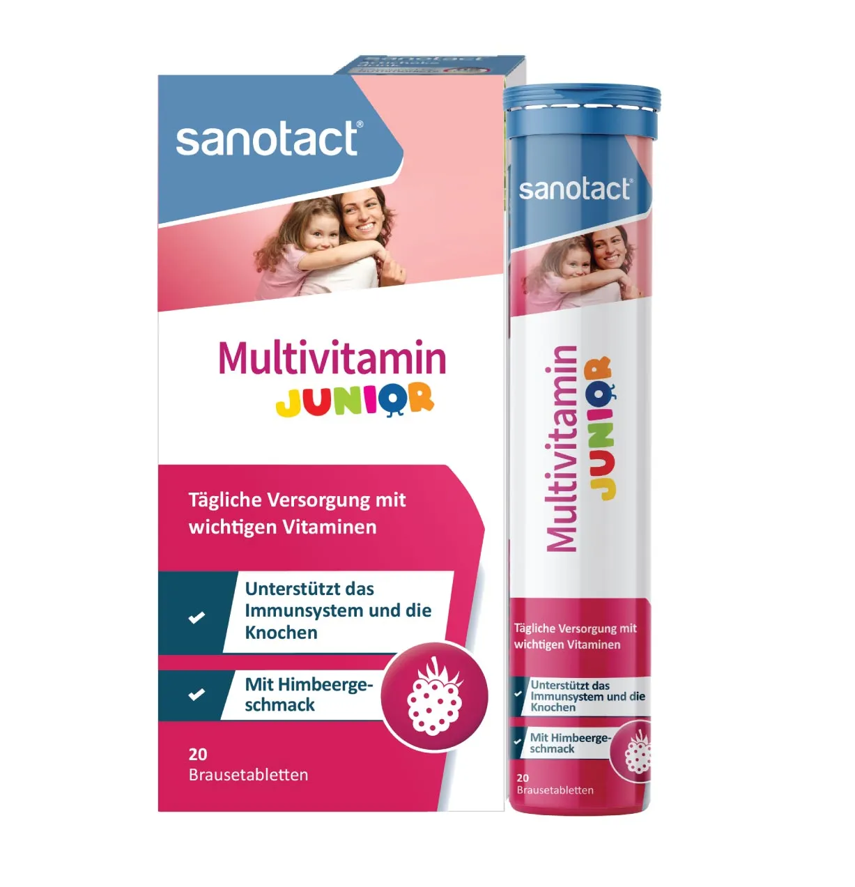 Sanotact Multivitamin Junior - Viên sủi bổ sung 13 loại vitamin từ Đức cho trẻ em từ 3 tuổi