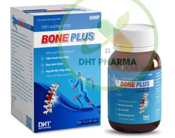 Viên Xương Khớp BONE PLUS – Hỗ Trợ Giảm Đau Khớp (Hộp 1 lọ x 60 viên)