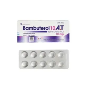 A.T Bambuterol 10mg (H/30v) – Thuốc hen suyễn dài hạn, giãn phế quản hiệu quả 24 giờ