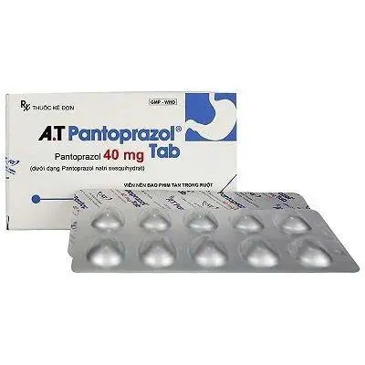 A.T Pantoprazol 40mg – Thuốc Điều Trị Loét Dạ Dày, Trào Ngược Dạ Dày Thực Quản – Hộp 100 Viên