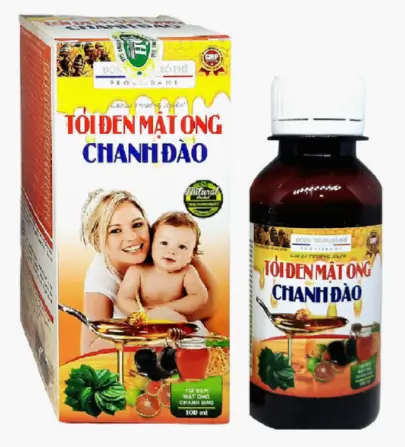 Siro Đông Trùng Bổ Phế Cao lá thường xuân tỏi đen mật ong– 100ml