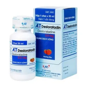 A.T Desloratadin 2,5mg (C/30ml) – Sirô chống dị ứng Desloratadine cho trẻ em và người lớn của A.T Pharma