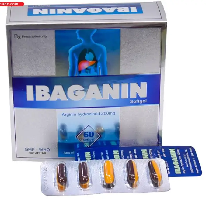Ibaganin Softgel 200mg tăng amoniac máu và rối loạn khó tiêu