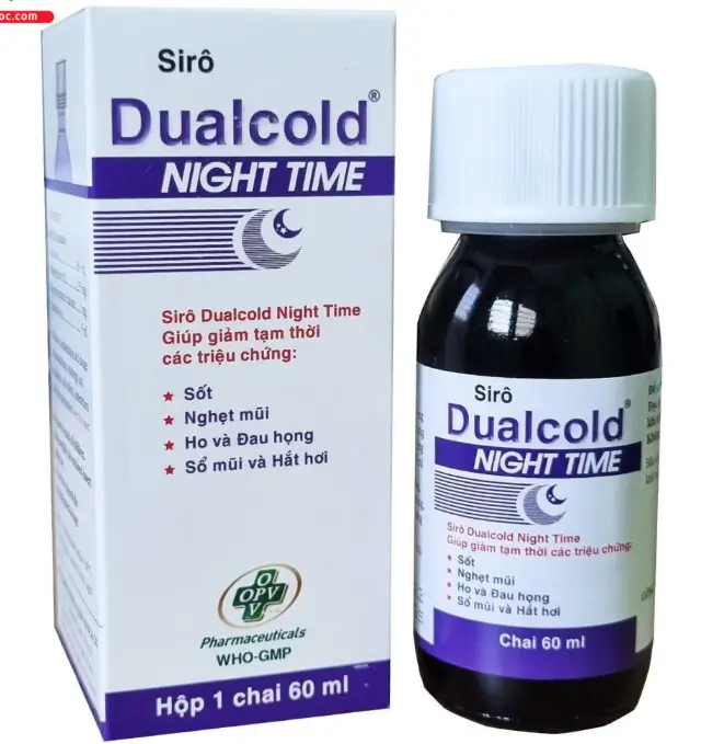 Dualcold Night time hạ sốt