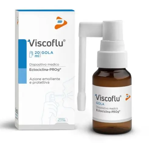 Thuốc xịt miệng Viscoflu bảo vệ và làm dịu niêm mạc bị viêm