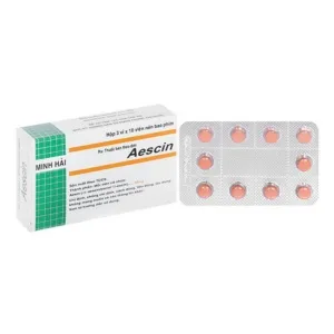 Aescin 40mg Minh Hải - Thuốc Điều Trị Thiểu Năng Tĩnh Mạch Tụ Máu Chất Lượng Cao
