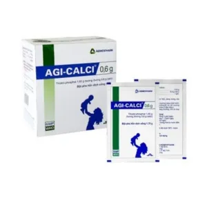 Agi Calci 0,6g Agimexpharm - Thuốc Bổ Sung Calci Phòng Điều Trị Loãng Xương Chất Lượng