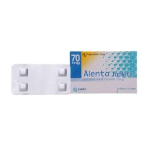 Alenta 70mg Getz – Thuốc Alendronic Acid Điều Trị Loãng Xương, Phòng Ngừa Gãy Xương Cột Sống