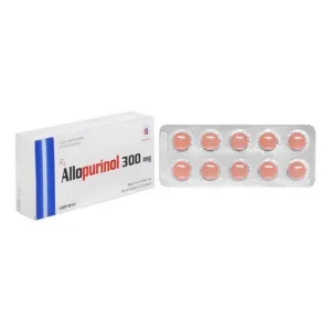 Allopurinol 300mg DMC Domesco Hộp 20 viên – Thuốc Trị Gout, Tăng Acid Uric Máu, Sỏi Thận Uy Tín
