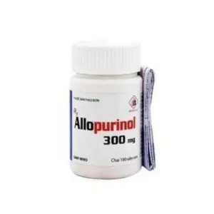 Allopurinol 300mg DMC Domesco Chai 100 viên – Thuốc Trị Gout, Tăng Acid Uric Máu, Sỏi Thận Uy Tín