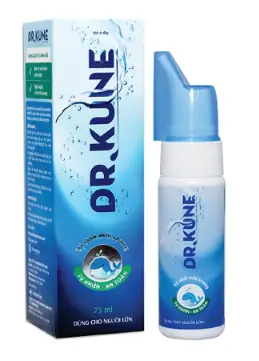 Dung dịch vệ sinh mũi DR. KUNE Người Lớn hộp 1 chai 75ml