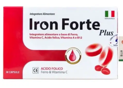 Iron Forte Plus – Bổ sung Sắt, acid folic, vitamin A, vitamin B12 và vitamin C