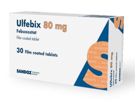 Thuốc Ulfebix 80mg điều trị bệnh gút
