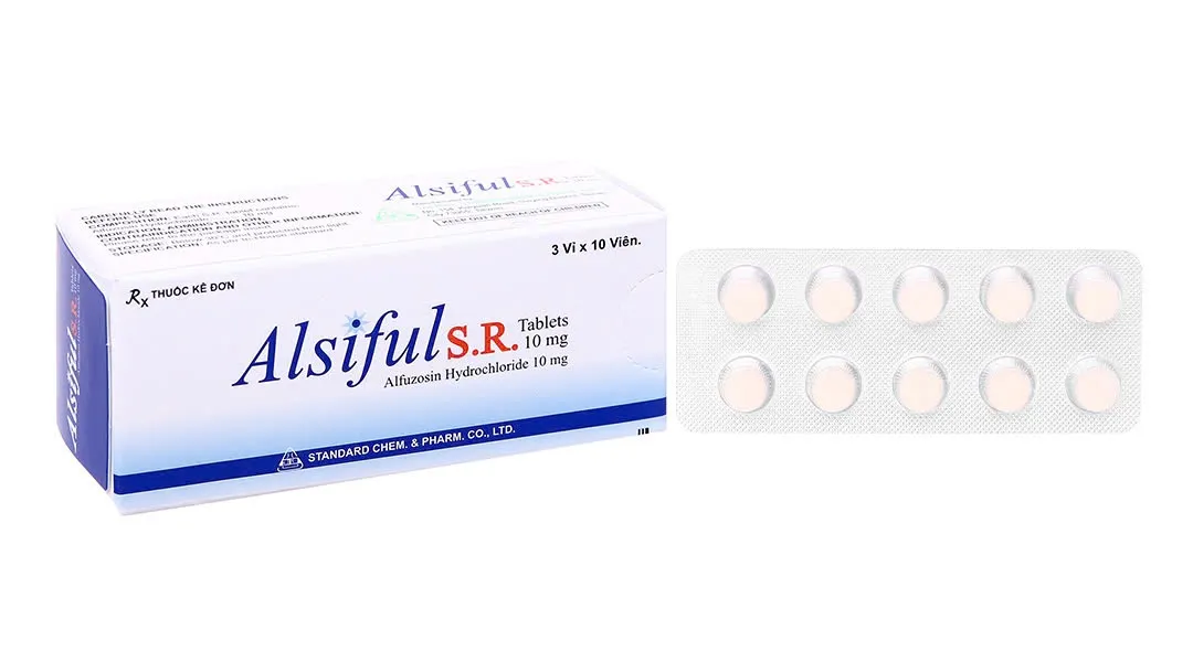 Alsiful S.R 10mg Standard – Hỗ trợ điều trị phì đại lành tính tuyến tiền liệt hiệu quả